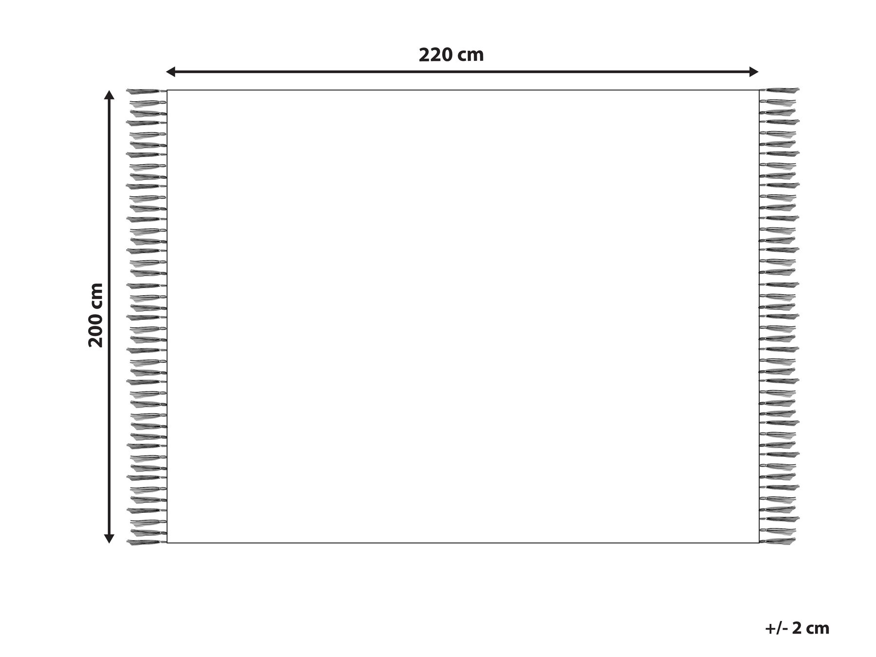 Cotton Bedspread 200 x 220 cm White BERE_918061 Cotton Bedspread 200 x 220 cm White BERE_918061