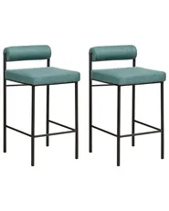 Set di 2 sedie alte AMAYA Foglia di tè_885333