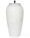 Tischlampe Keramik weiß 57 cm Kegelform AMBLO_897988