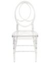 Set of 2 Dining Chairs Transparent MIDWAY_929392