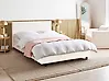 Bed Boucle ALBI 140 x 200 cm (EU Double) Off-White