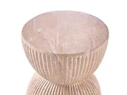 Masă laterală OCCHITO 36 cm 36 cm Bej marmură_1192844