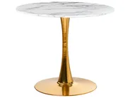 Dining Table BOCA Marble/ Gold 90 cm 90 cm_1081974