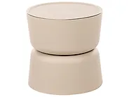 Set of 2 Side Tables ATACAMA 32/40 cm 32/40 cm Brown Beige_1172086