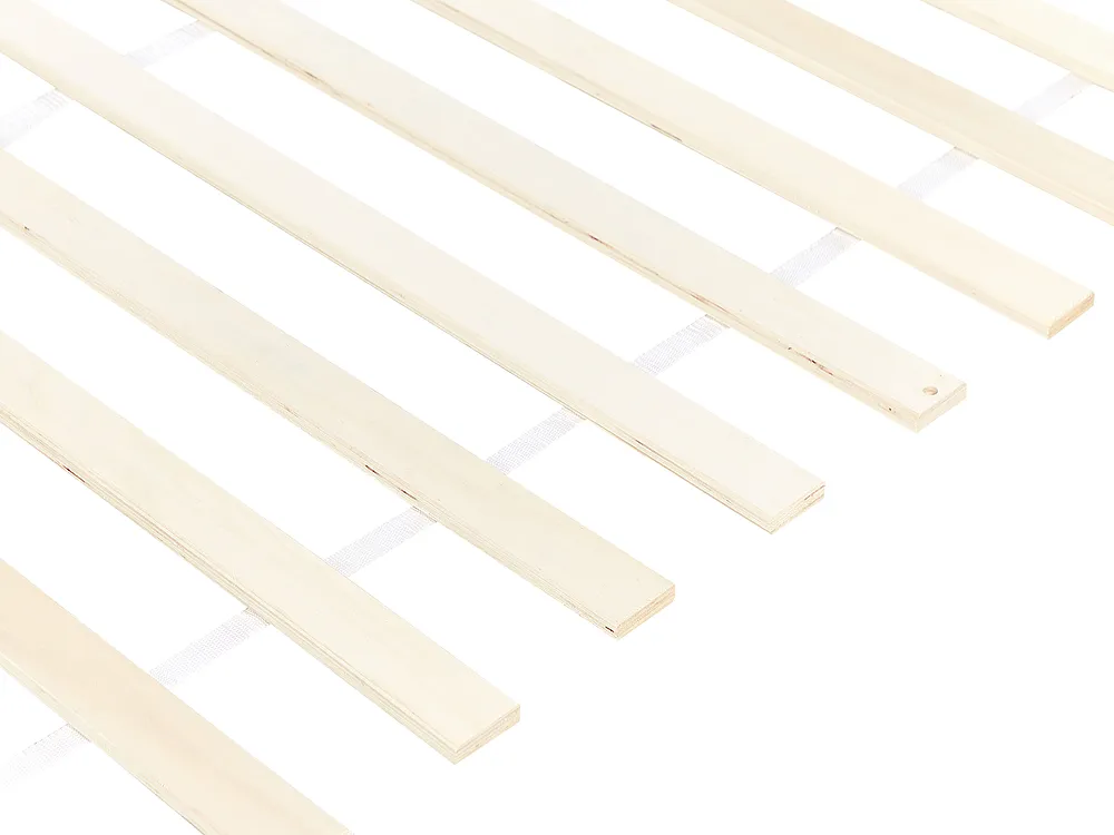 Bed Pine Wood TANNAY 180 x 200 cm (EU Super King) White_924679