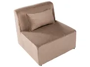 Modular Sofa 3 Seater LEMVIG Corduroy Dark Beige_1053283