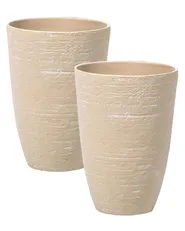 Zestaw 2 donic CAMIA 35 cm Beżowy_841566