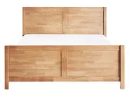 Bett mit Lattenrost Holz CHAMPAGNAT 140 x 200 cm Hellbraun_960180