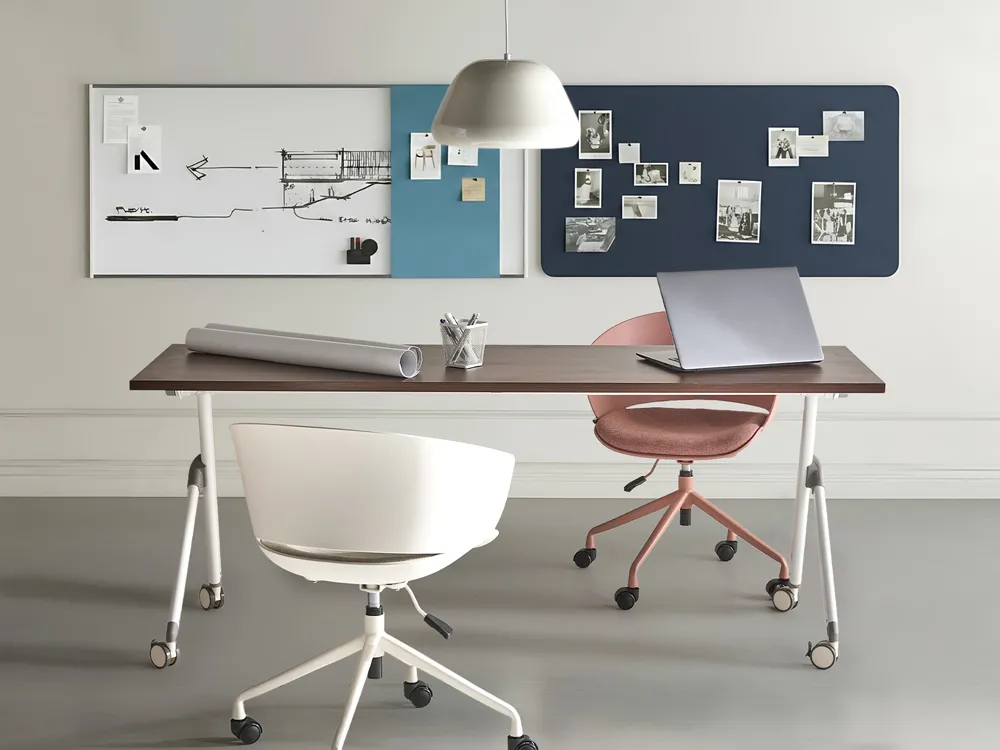 Foldable Office Desk BENDI 180 cm 60 cm Dark Brown