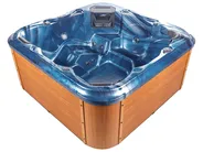Outdoor Hot Tub with LED TULAROSA Blue_898265