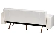 Sofa Bed 3 Seater HJULBY Boucle Off-White_1030256