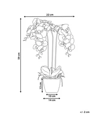 Sztuczna roślina ORCHID 59 cm Biały_947271