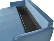 Divano letto 3 posti EGGE Velluto Blu_1020843