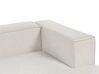 Venstrevendt 3-seters hjørnesofa beige VERNON_887783