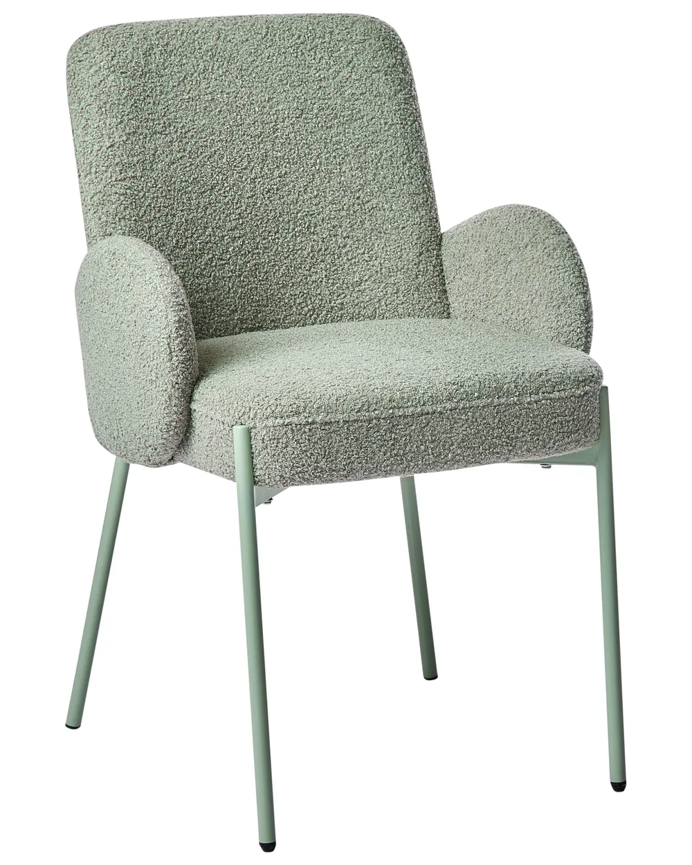 Dining Chair MAGEE Boucle Light Green_1068258