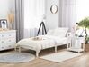 Drevená posteľ 90 x 200 cm biela FLORAC_750991