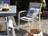 Set di un tavolo e 6 sedie da giardino in colore grigio PERETA_747401