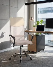 Sedia da ufficio DESIGN Beige_1085524