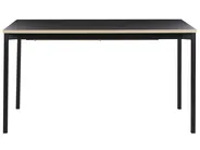 Extending Dining Table AVIS Black 140/190 cm 90 cm_792992