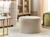 Pouf Samtstoff beige rund ⌀ 61 cm MILLEN_914674