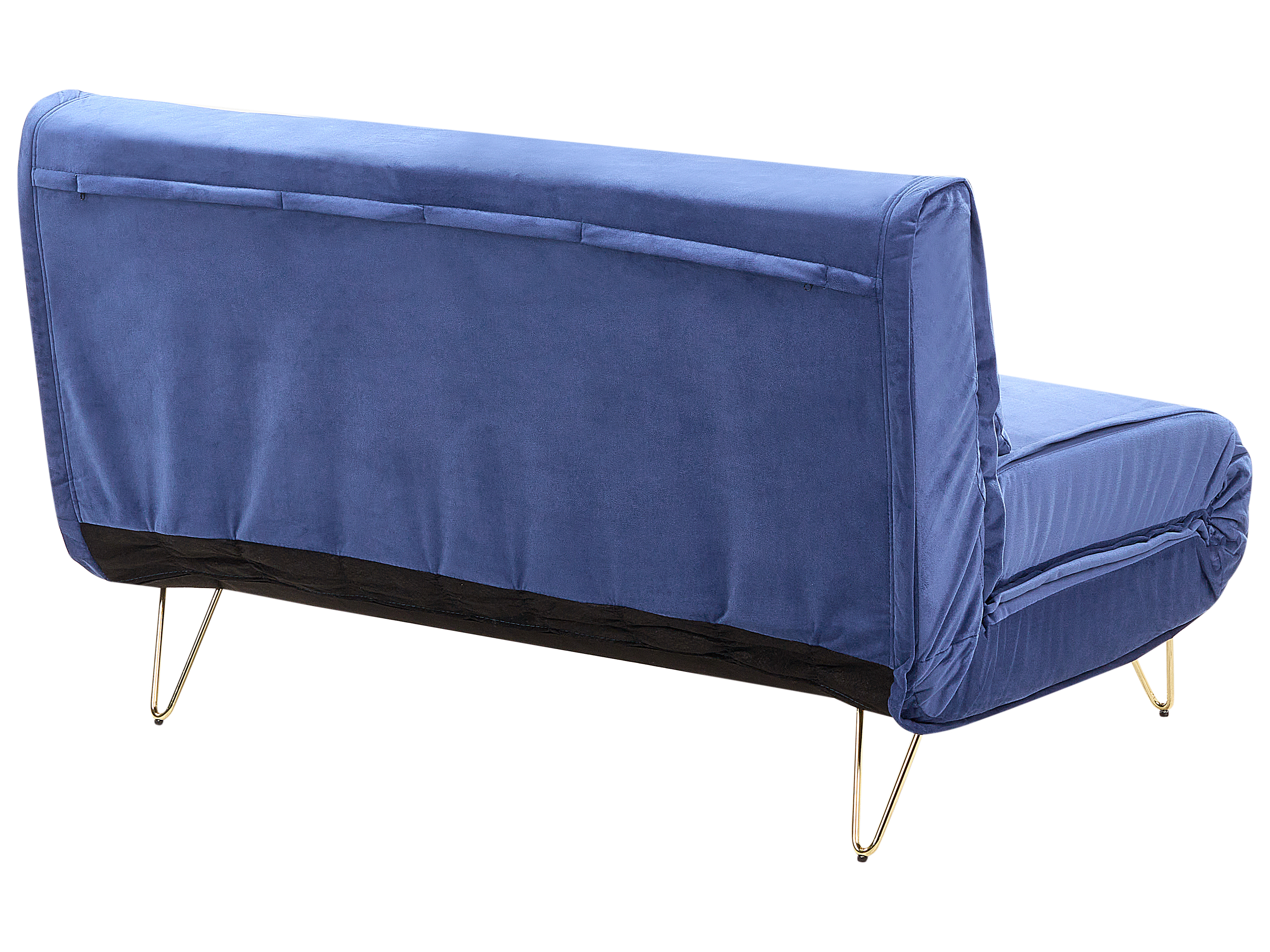 Sofa Set Samtstoff marineblau 3-Sitzer VESTFOLD_808915
