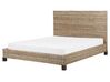 Łóżko rattanowe 160 x 200 cm naturalne SALBRIS_869690