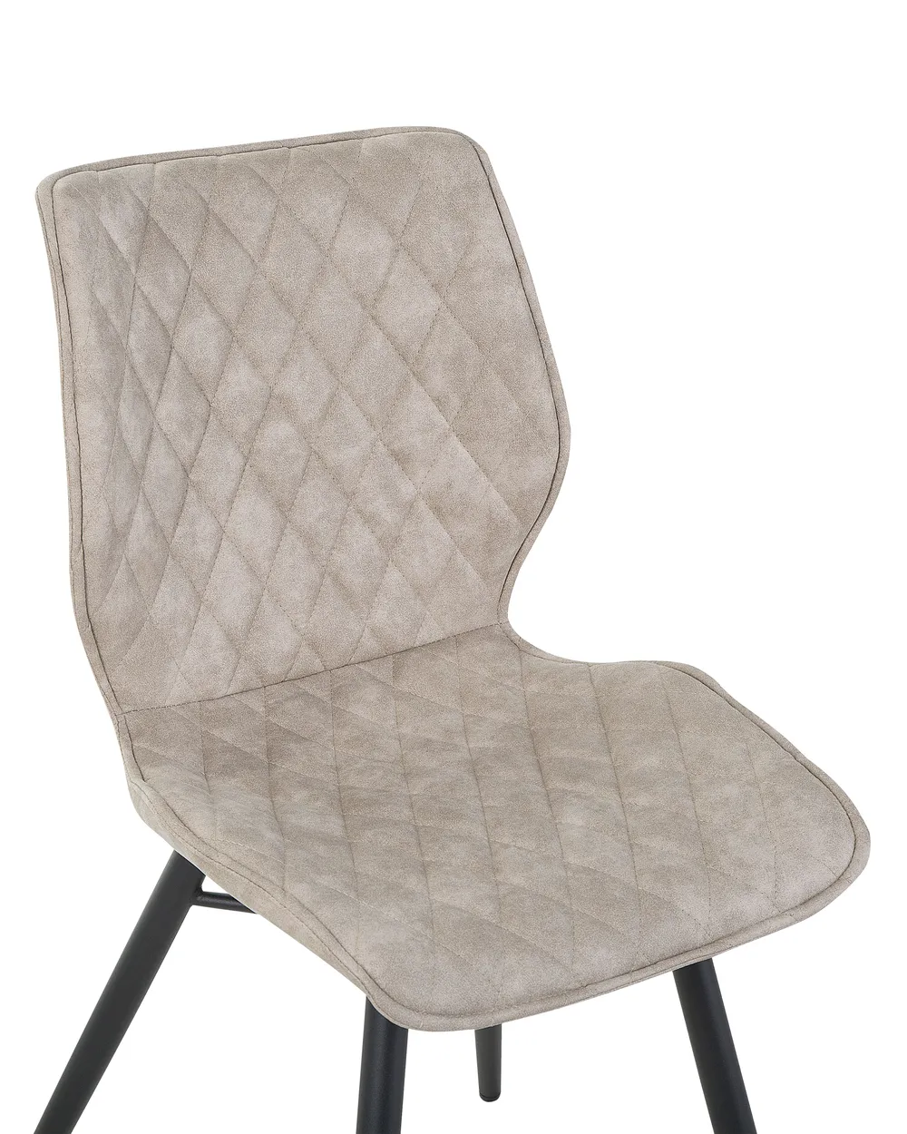 Set of 2 Dining Chairs LISLE Fabric Beige_724337