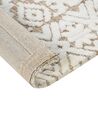 Teppich cremeweiß / beige 160 x 230 cm orientalisches Muster GOGAI_884383