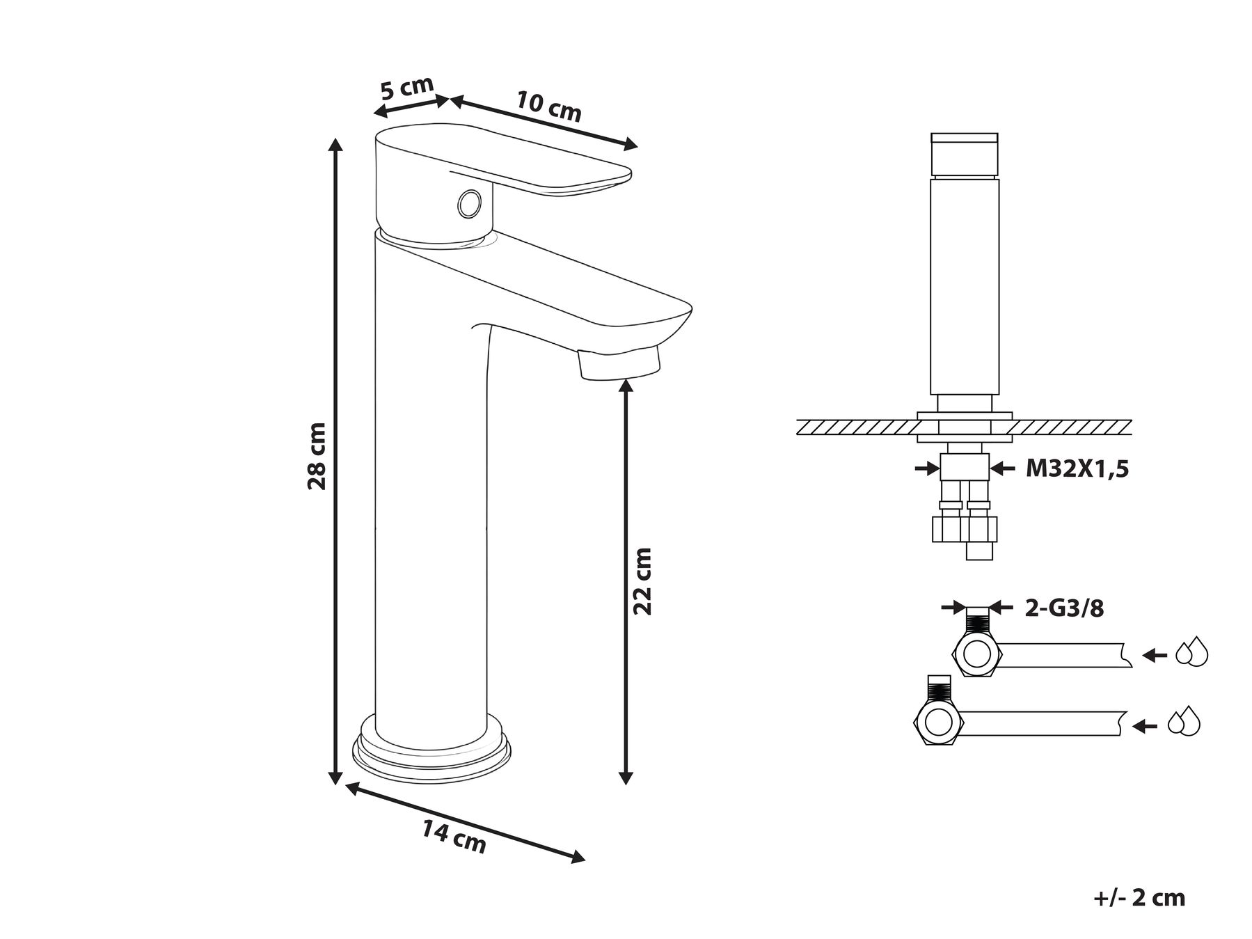 Miscelatore per lavabo alto CHIMBOTE Ottone Argento_998965