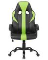 Kancelářská židle z eko kůže zelená/černá SUCCESS_739410