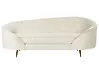 Sofa 2 Seater SAVAR Velvet Light Beige