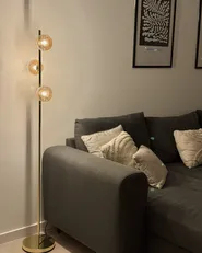 Floor Lamp RAMIS Metal Gold_969678