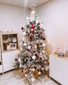 Zasněžený umělý vánoční stromek 210 cm bílý TOMICHI_900059