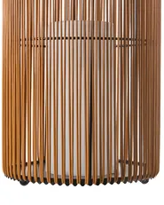 Solar Powered Lantern MACHILI 53 cm Brown_1042509