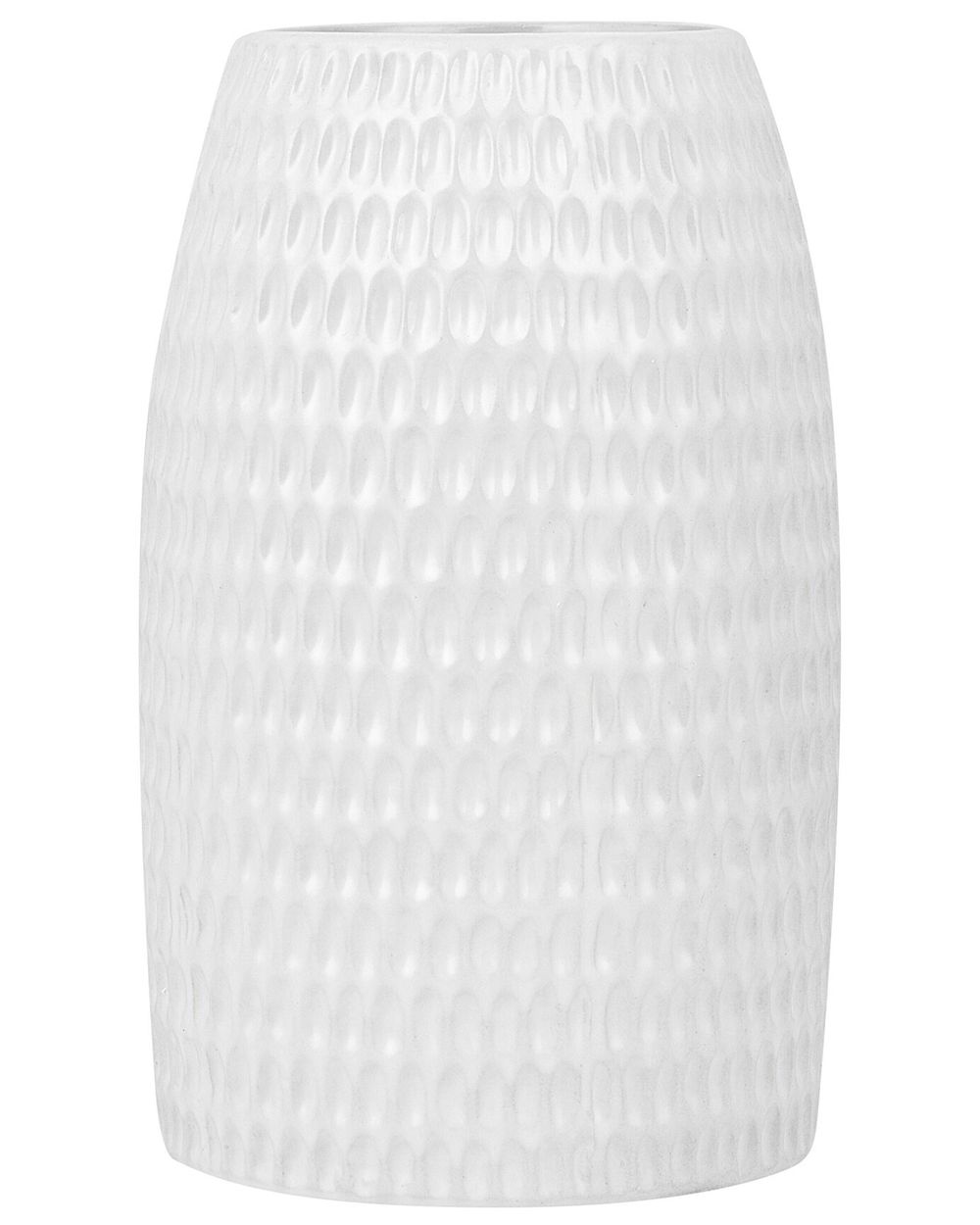 Vase décoratif LINZI 25 cm Grès Blanc