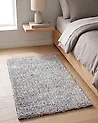 Shaggy Rug DEMRE Grey 140 x 200 cm