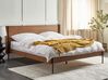 Łóżko 180 x 200 cm ciemne drewno LIBERMONT_912710