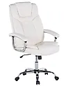 Executive Chair ADVANCE Faux Leather Light Beige