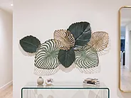 Décoration murale Feuille MAGNESIUM 55 cm Métal Doré_1158786