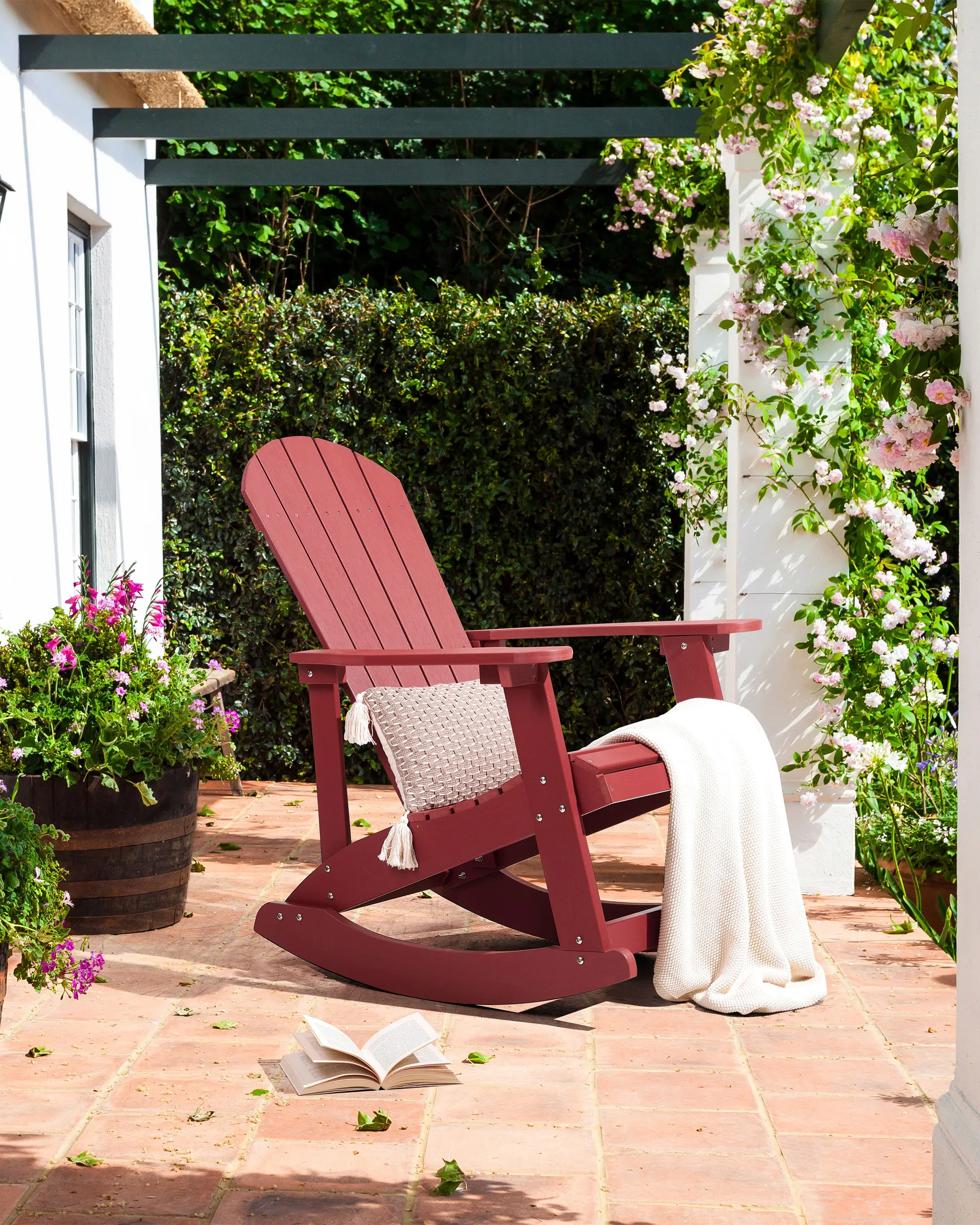 Garden Rocking Chair ADIRONDACK Red_872965
