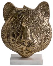 Figurka dekoracyjna Tygrys BROVA Metal Złoty_1009436