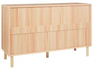 Komoda 6 szuflad SHARPE Jasnobrązowy_916284