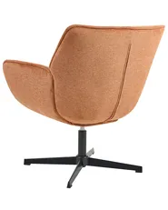 Swivel Armchair AUMA Fabric Orange_1072765