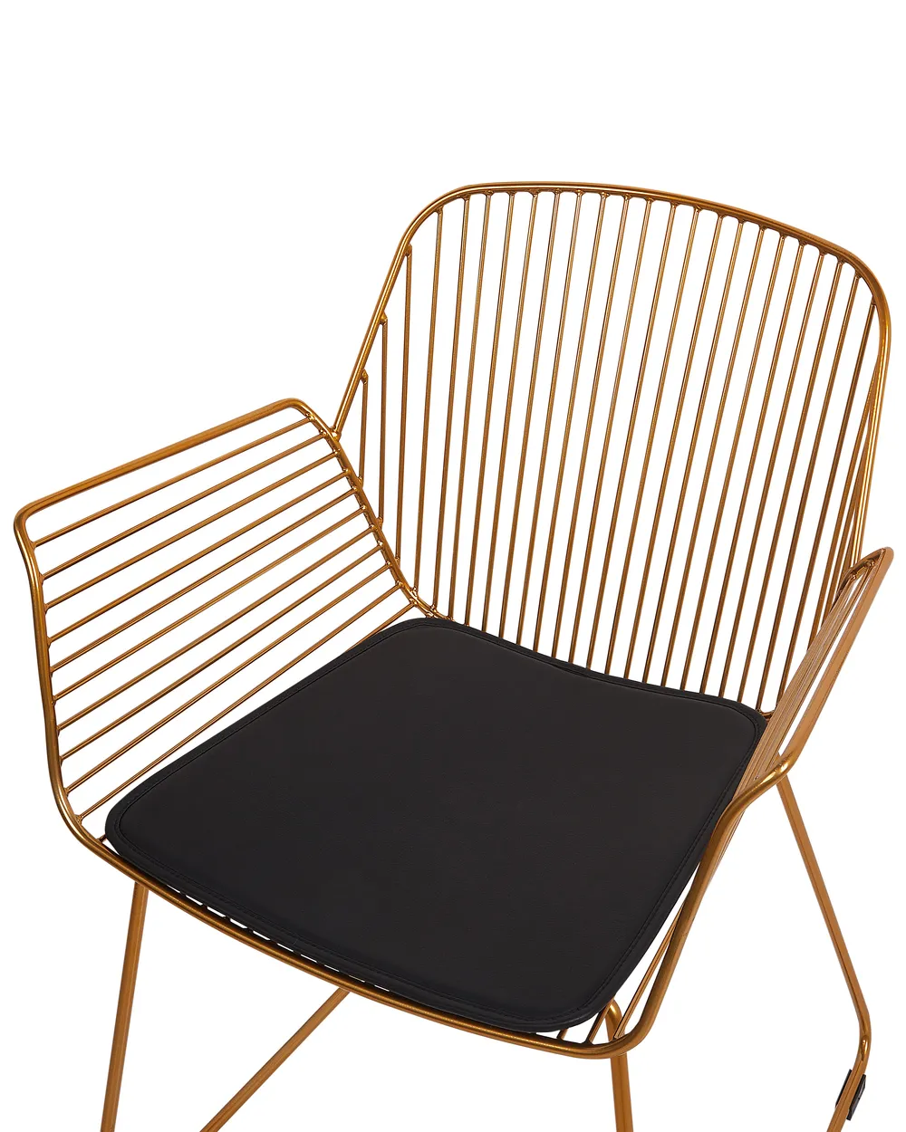 Set of 2 Dining Chairs APPLETON Metal Gold_907528