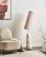 Lampada da terra SELB Ceramica Beige chiaro_996924