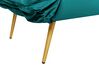 Velvet Sofa Bed Emerald Green SAARELA_932687