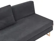 Set da salotto 6 posti JERSLEV Tessuto Nero_1013849