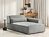 Chaise longue izquierda HELLNAR Tela Gris