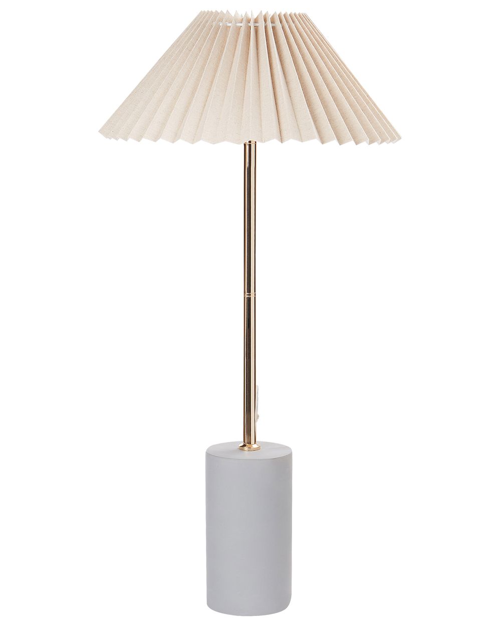 Tafellamp BALUARTE Kunstlinnen Beige