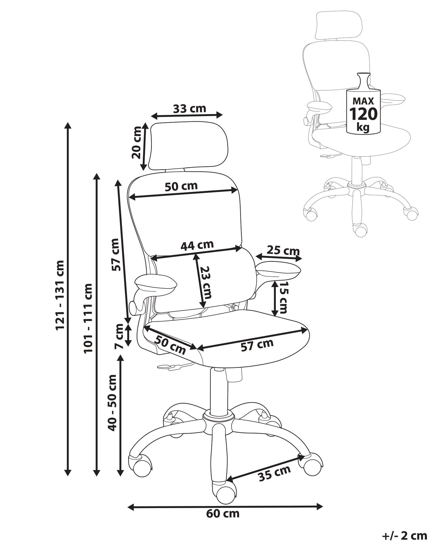 Desk Chair SOLIS Beige_1053901